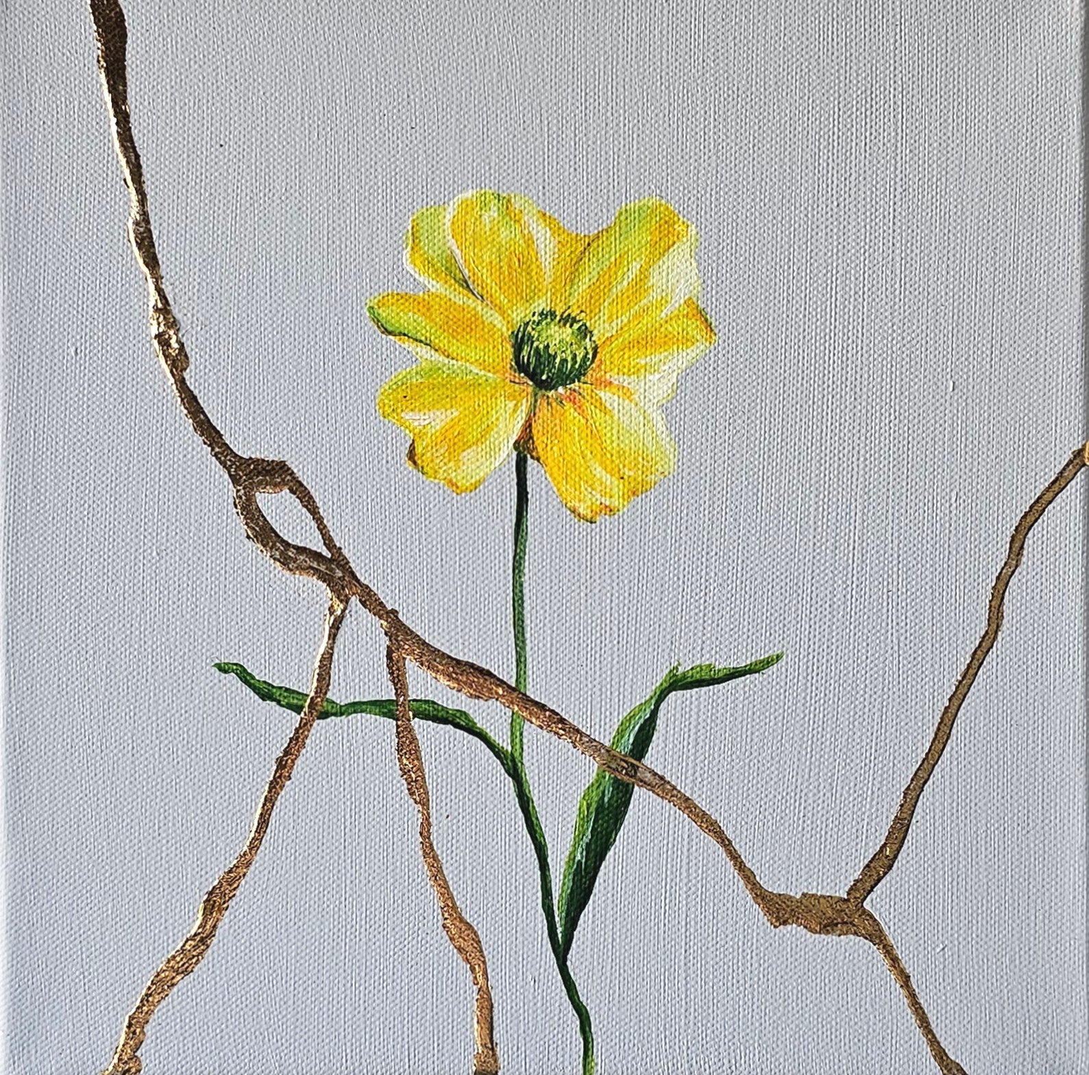 Gelber Mohn | Kintsugi