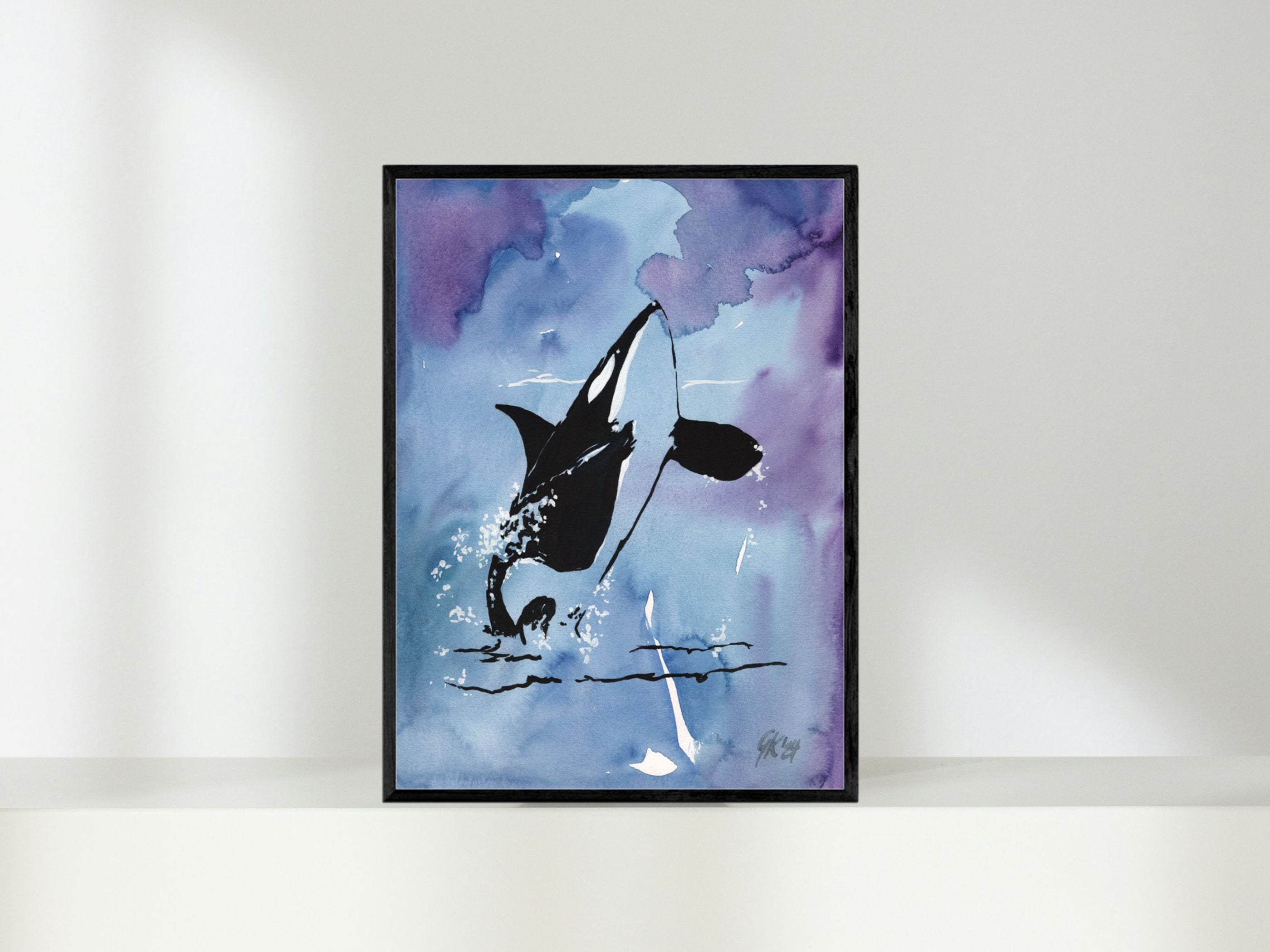 Dim Orca | Aquarell