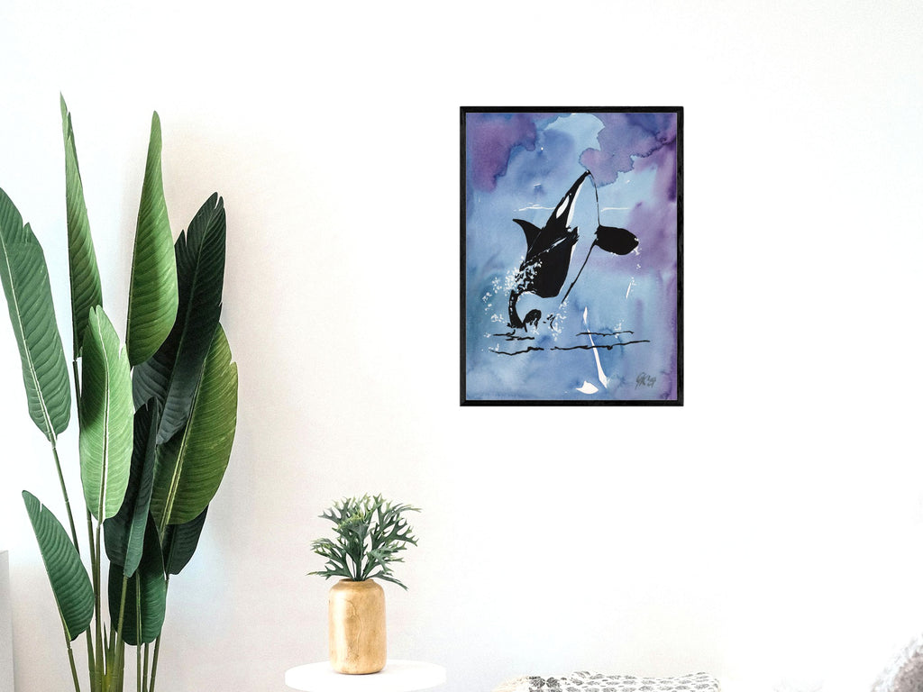 Dim Orca | Aquarell