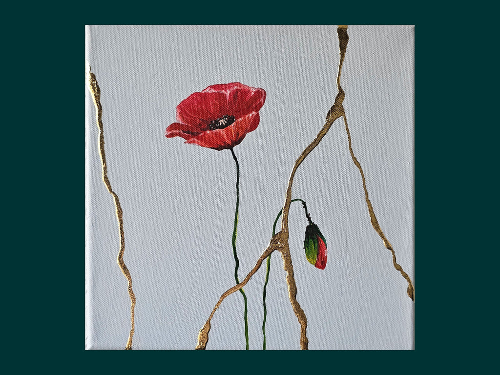 Roter Mohn | Kintsugi