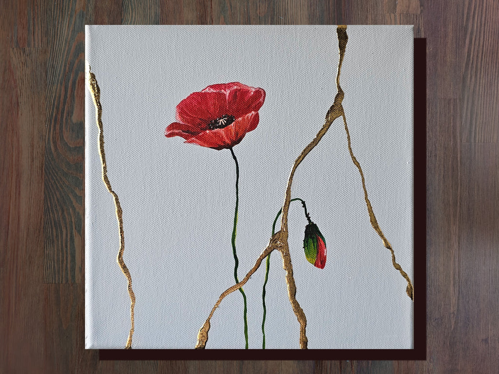 Roter Mohn | Kintsugi