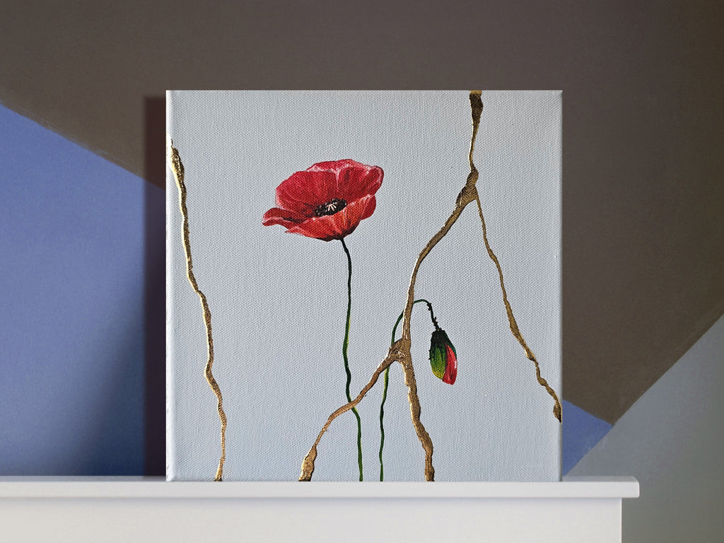 Roter Mohn | Kintsugi