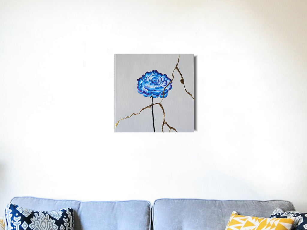 Blaue Blume | Kintsugi