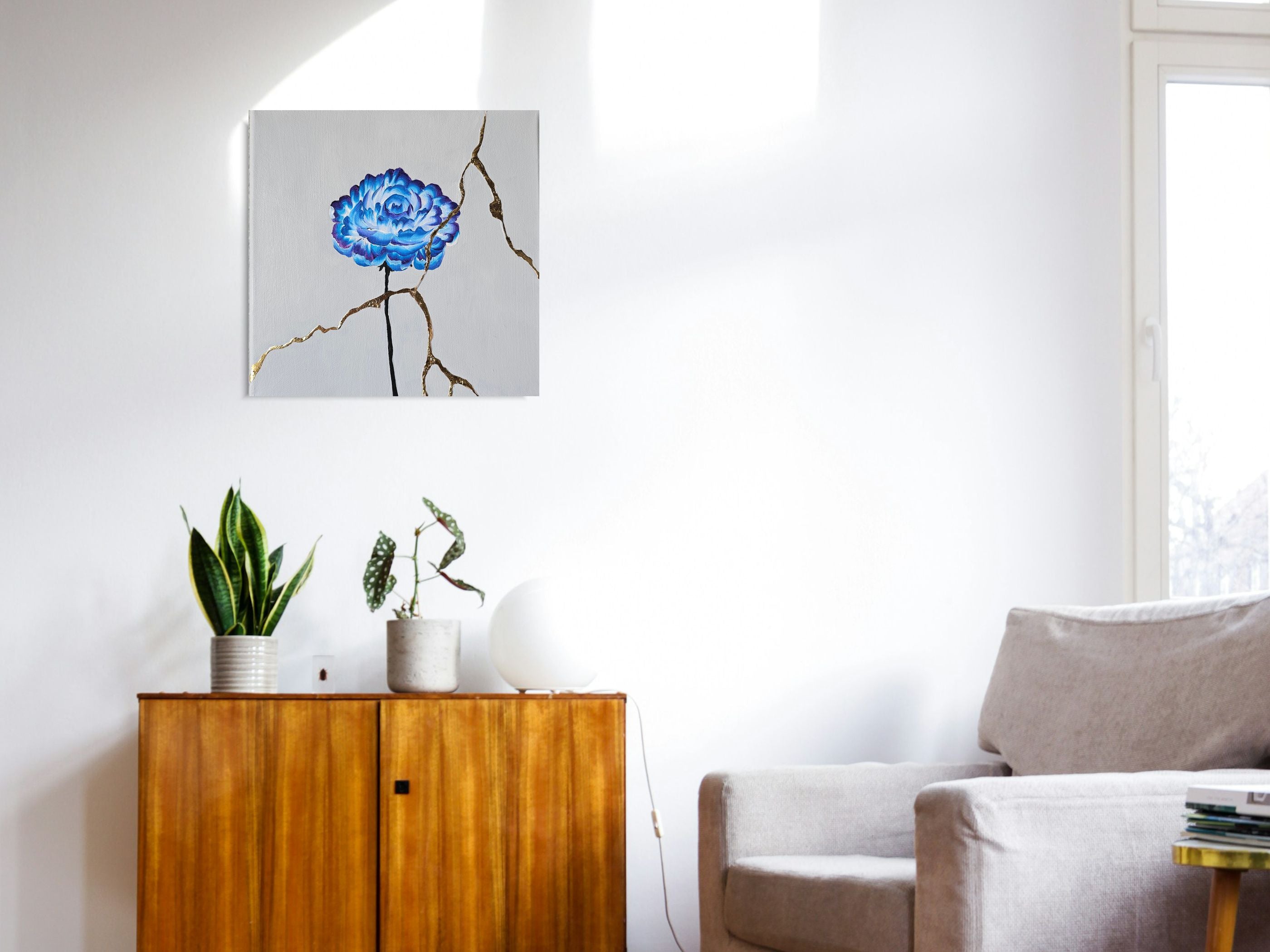 Blaue Blume | Kintsugi