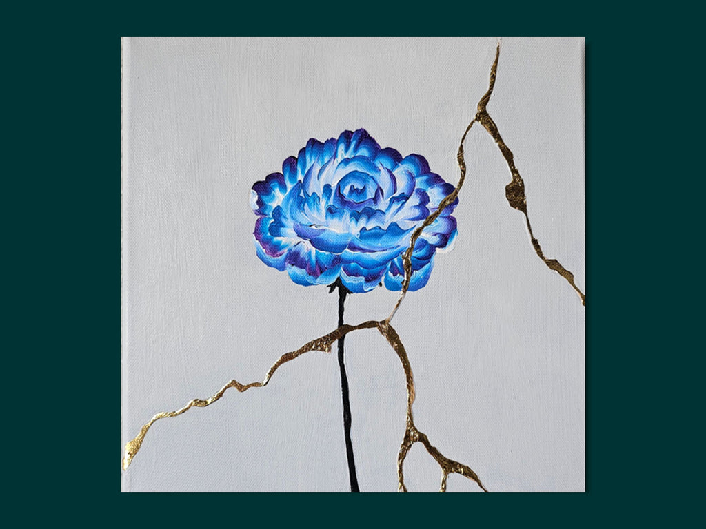 Blaue Blume | Kintsugi