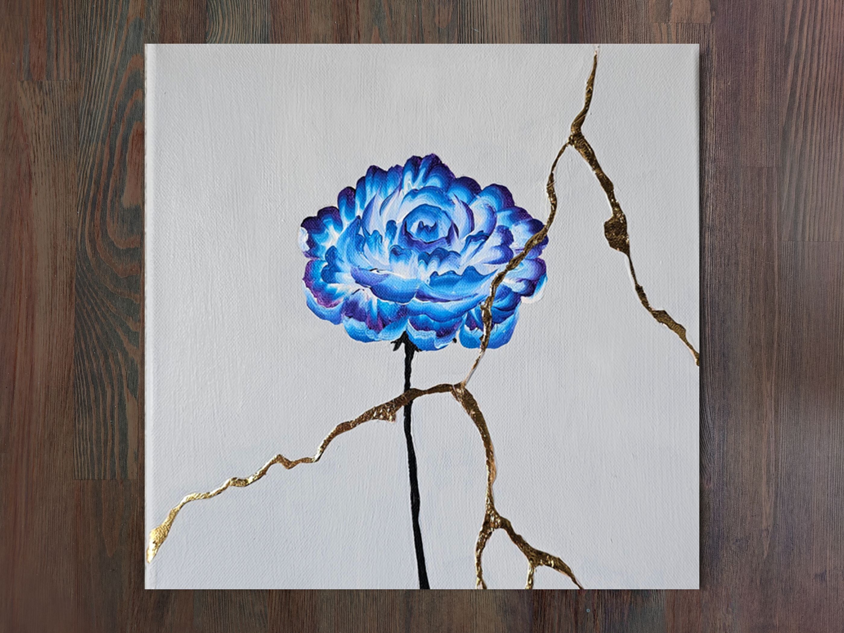 Blaue Blume | Kintsugi