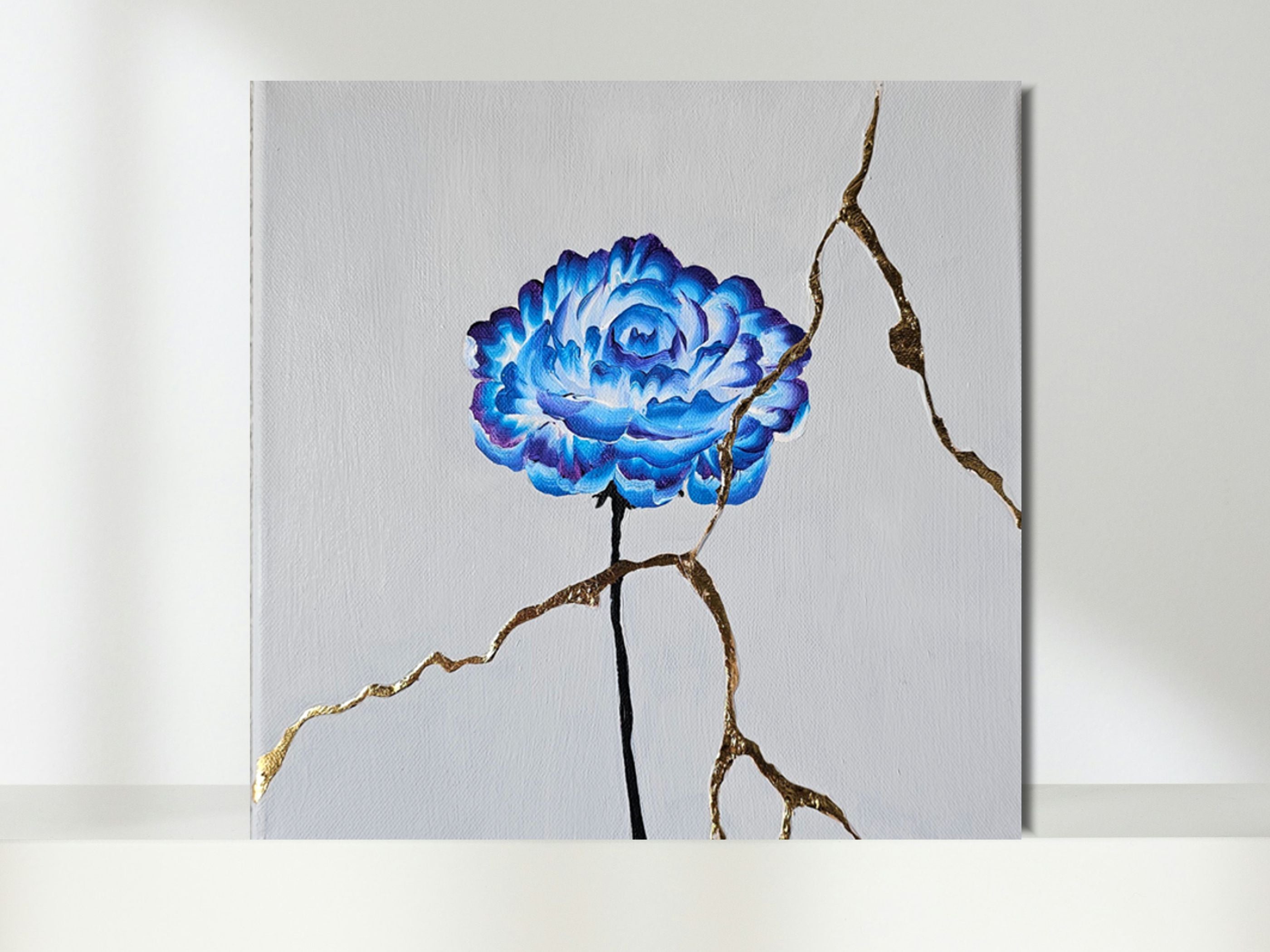 Blaue Blume | Kintsugi