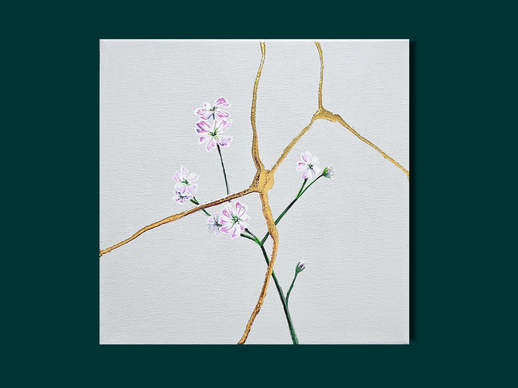 Weiße Blüten | Kintsugi