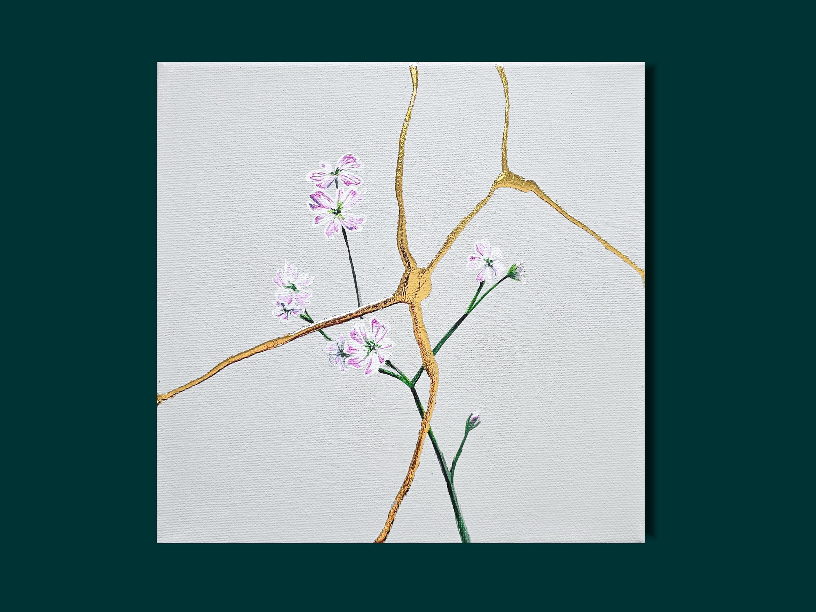 Weiße Blüten | Kintsugi