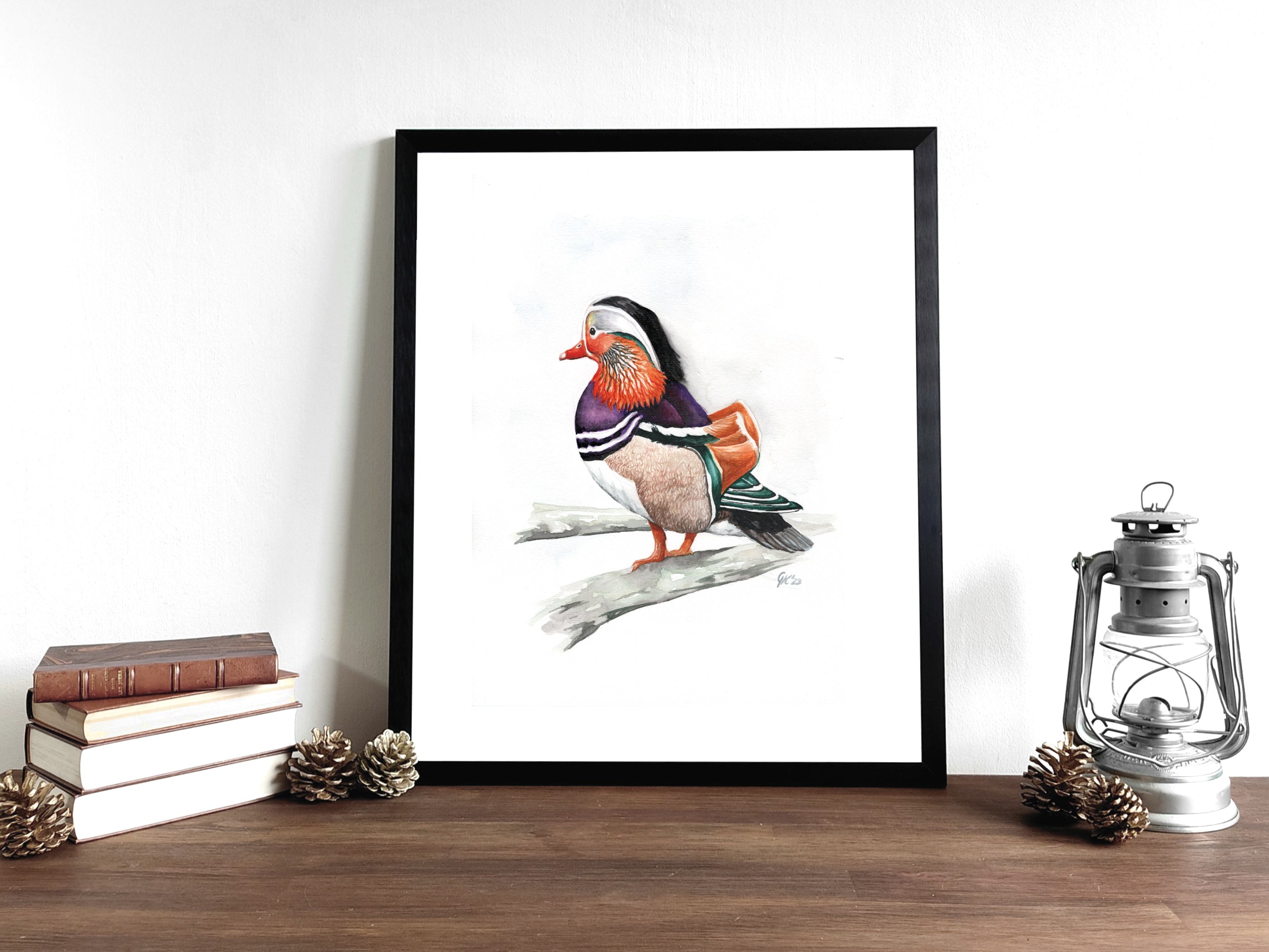 Mandarinente | Aquarell