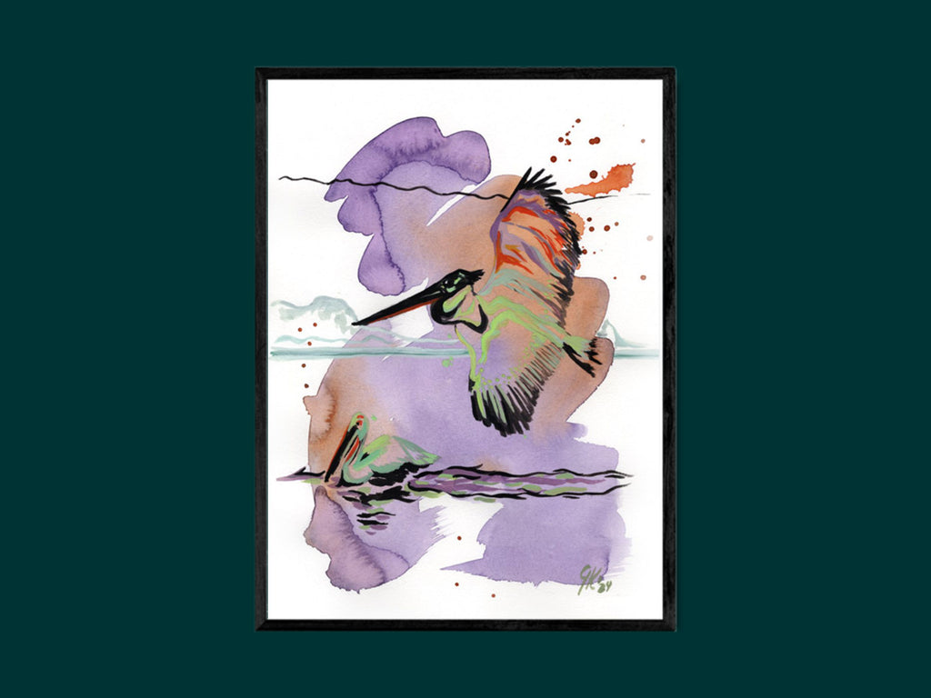 Dim Pelikan | Aquarell