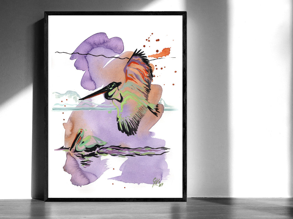 Dim Pelikan | Aquarell