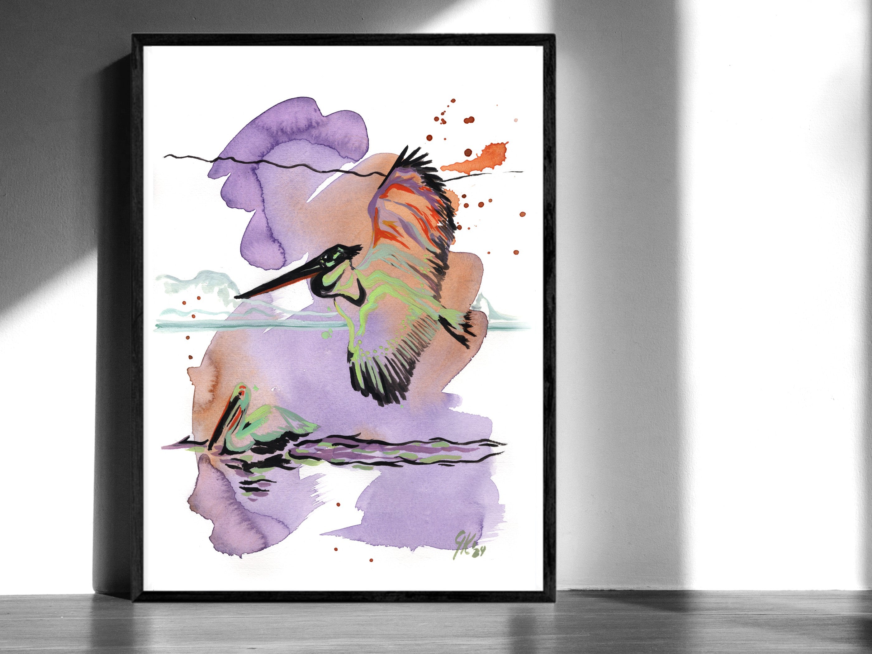 Dim Pelikan | Aquarell