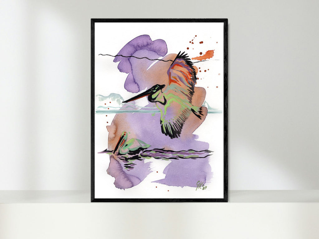 Dim Pelikan | Aquarell