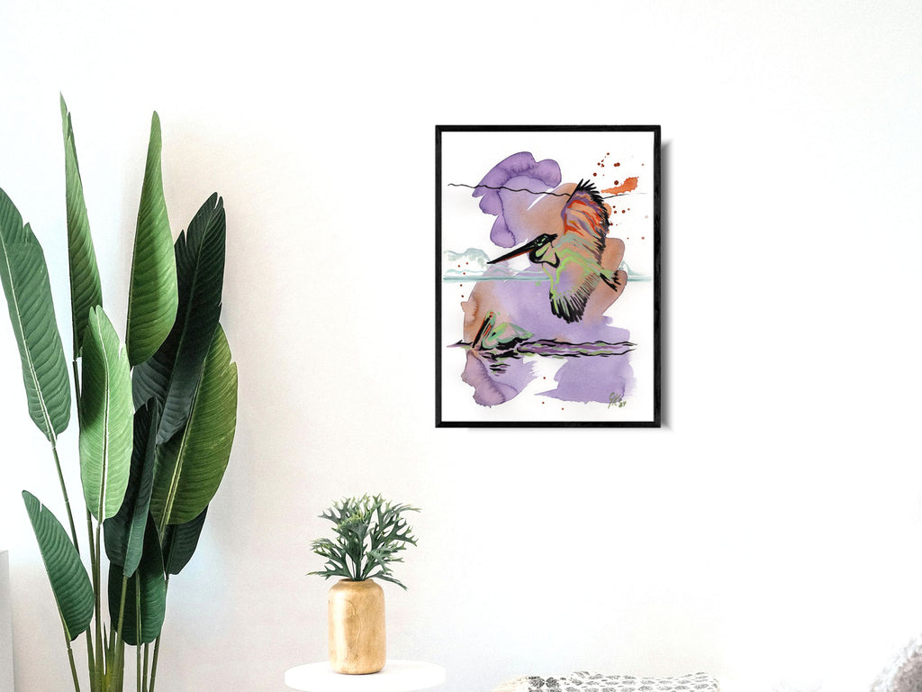 Dim Pelikan | Aquarell