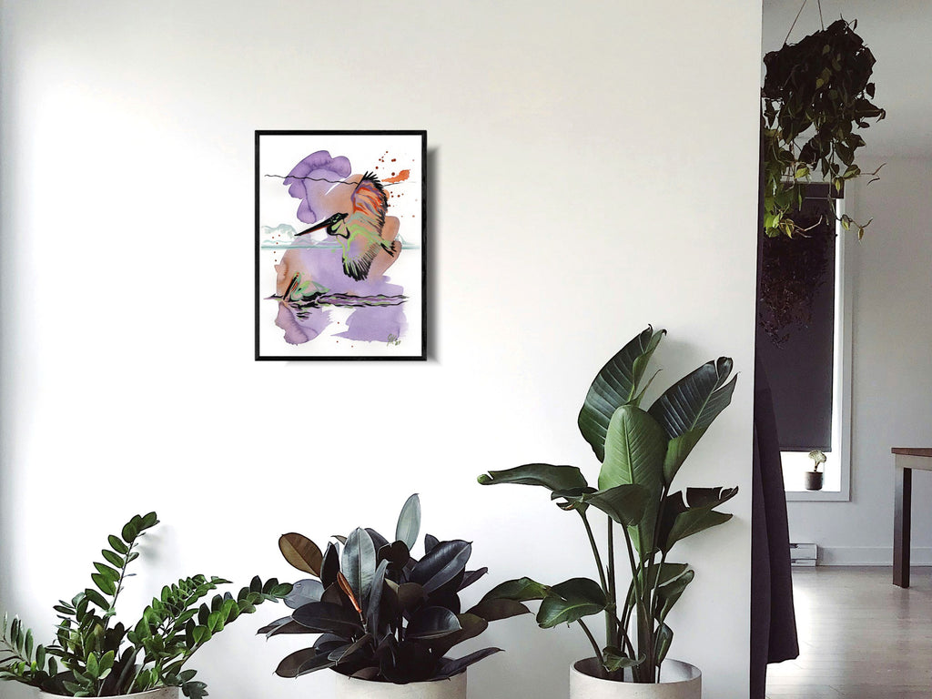 Dim Pelikan | Aquarell