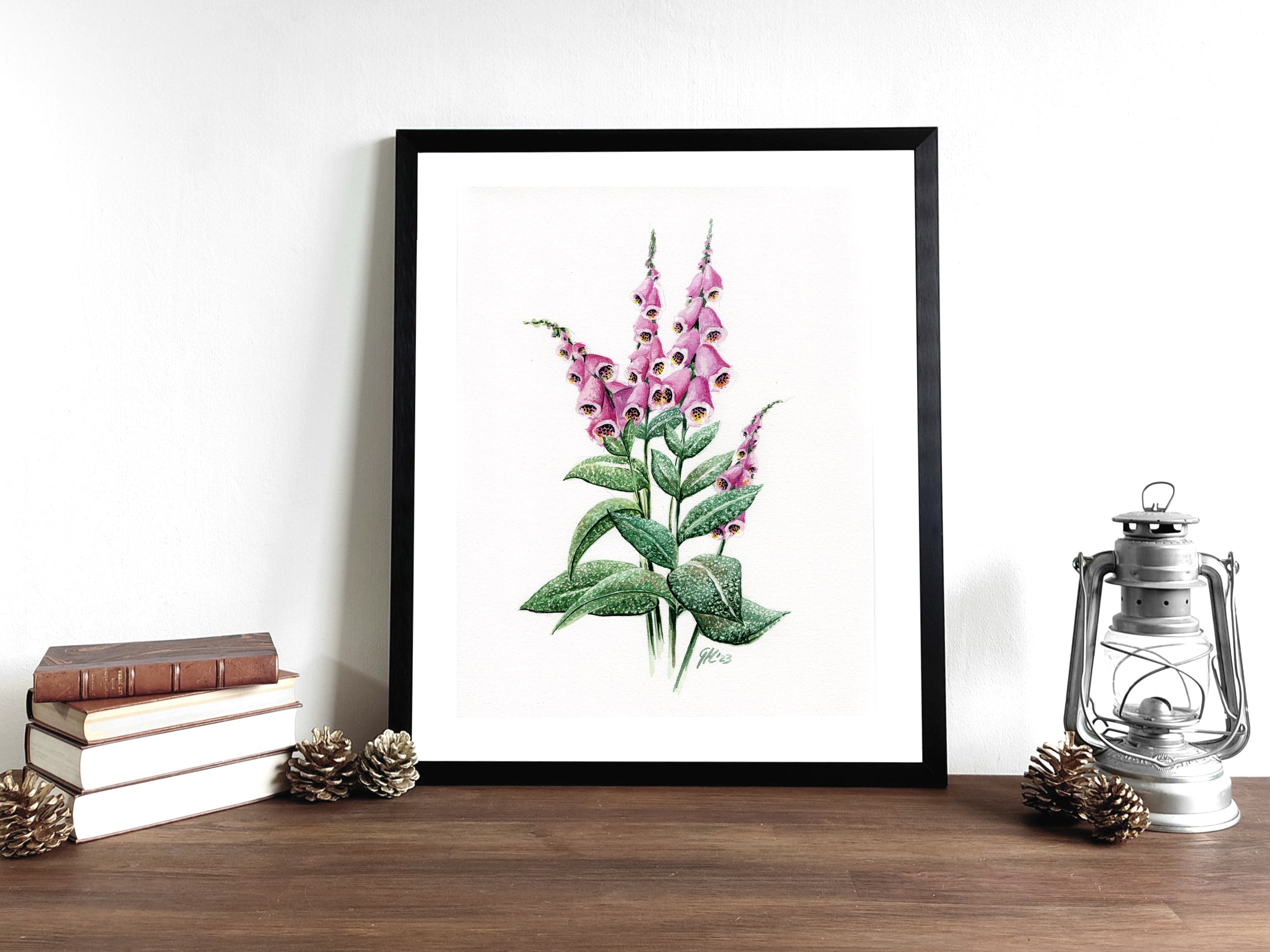 Roter Fingerhut | Aquarell