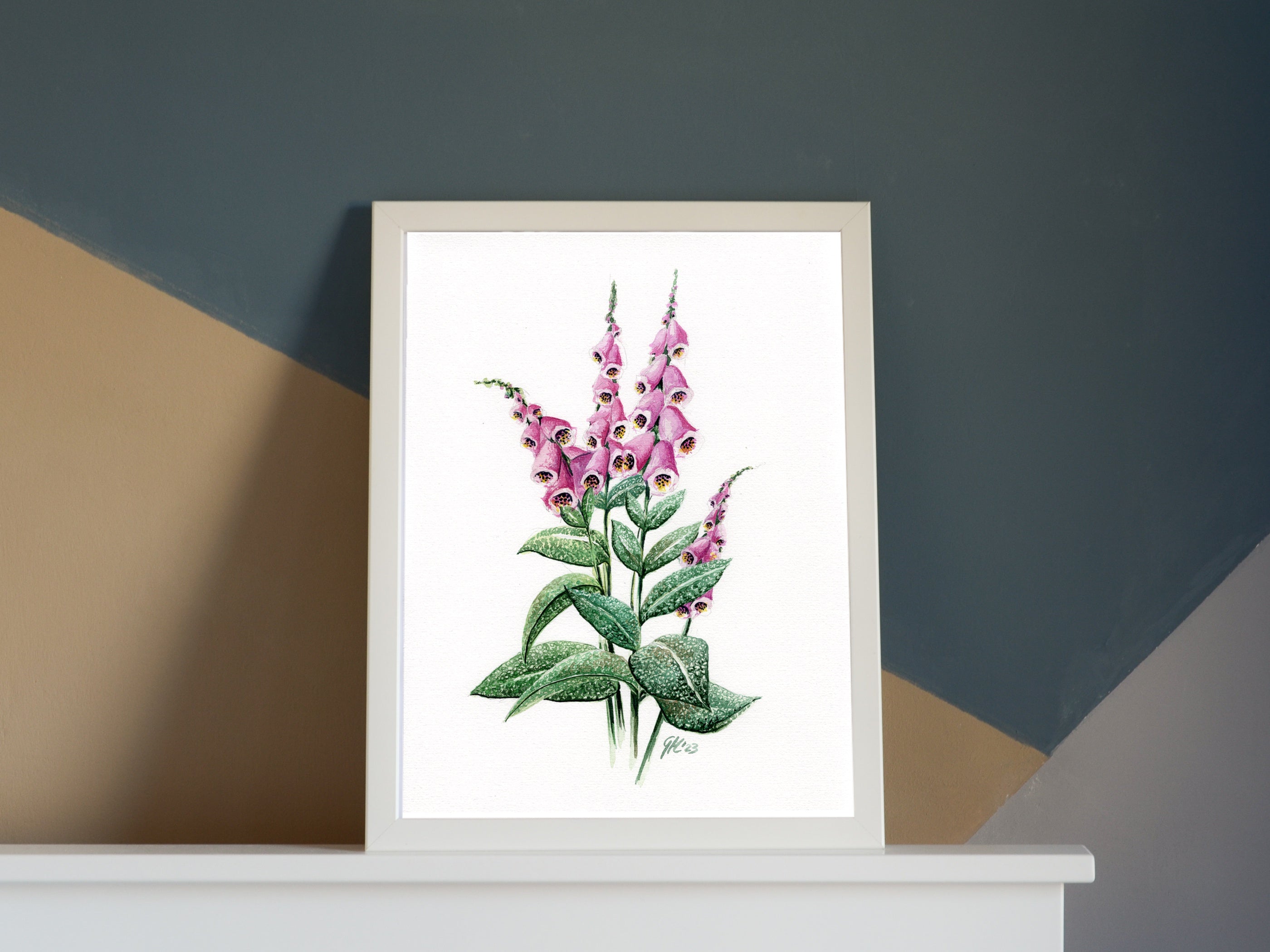 Roter Fingerhut | Aquarell