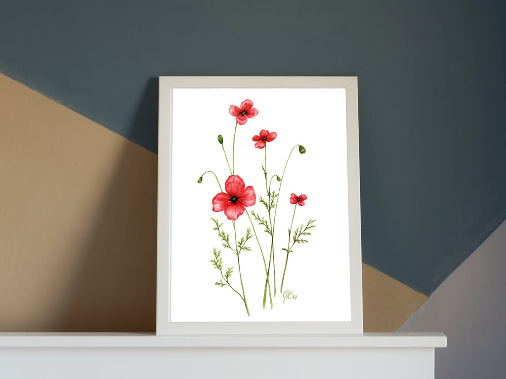 Sand-Mohn | Aquarell