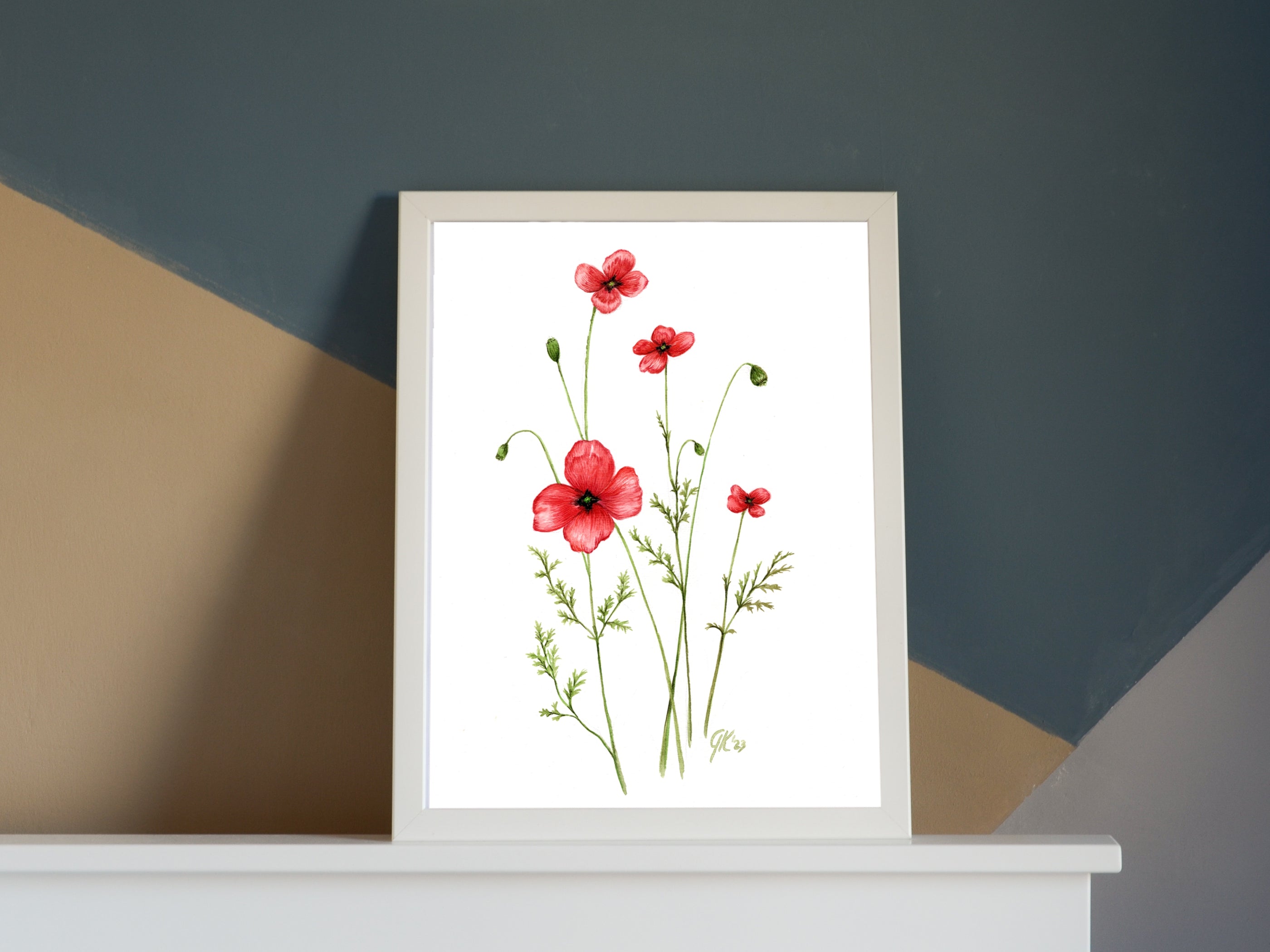 Sand-Mohn | Aquarell