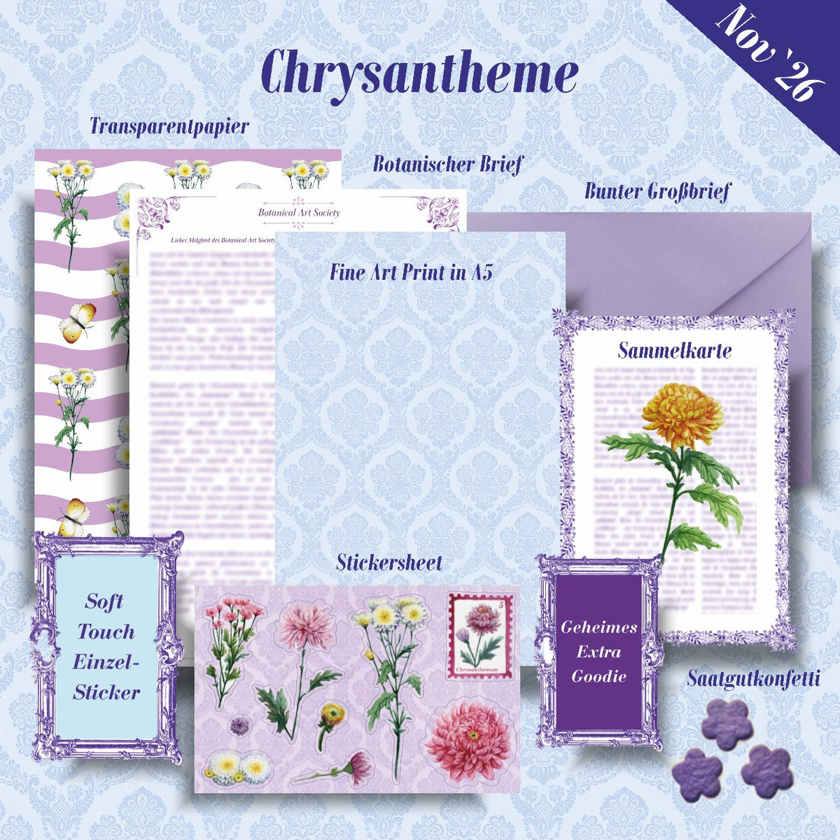 Botanical Art Society | aktuelle Snail Mail