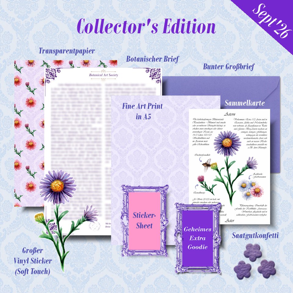 Snail Mail - Botanical Art Society (aktuelles Abo)